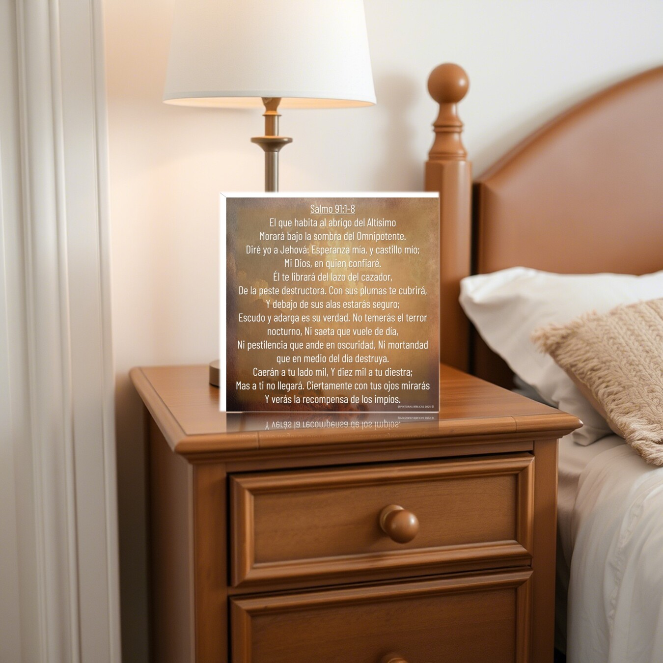 Salmo 91 estilo óleo velador